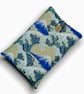Mount Fuji & Wave Book Sleeve – Japanese Cotton Book Protector - Image 2