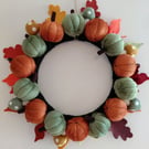 Autumn Pumpkin Patch Wreath 