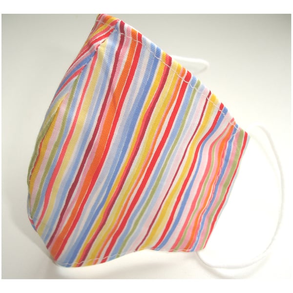 Face Mask Rainbow Stripes