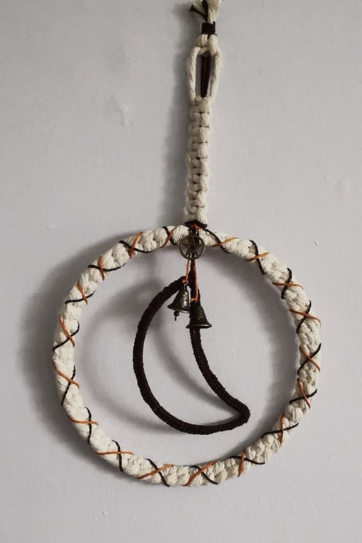 Macramé Moon Wall Décor 