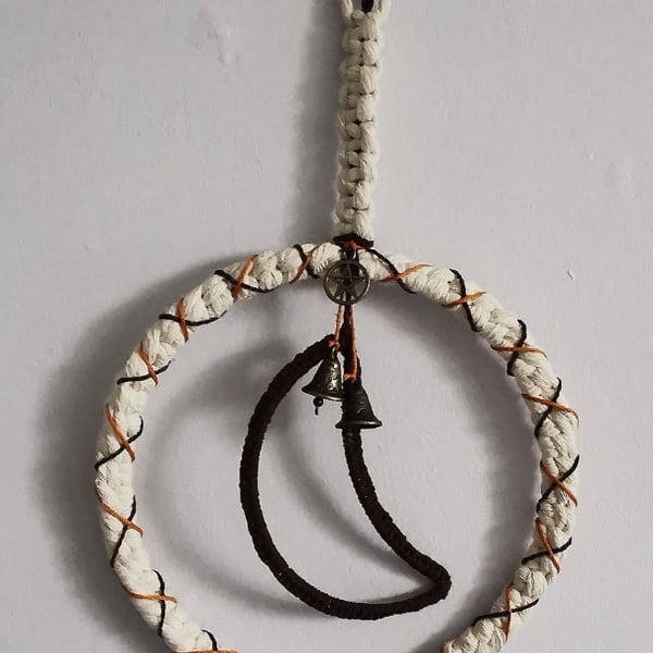 Macramé Moon Wall Décor 