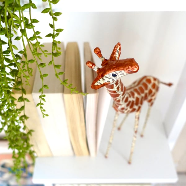 Handmade Paper Giraffe