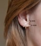 Silver Sleeper Hoops 10 mm Earrings Sterling Sleepers in Pairs  - Image 10