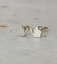 Recycled Sterling Silver Watering Can Earrings - Gift For A Gardener - Image 2