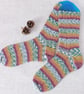 Hand knitted socks, merino wool socks, size 4-6 - Image 1
