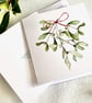 Watercolour Winter Botanicals Christmas Cards with envelopes - Quantity options - Image 5