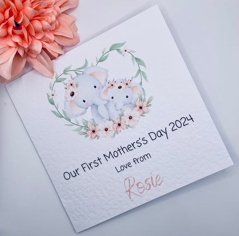 Personalised Mothers Day Card