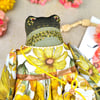 Claudia, A Tiny Grumpy Frog Doll
