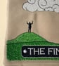 Embroidered Tarot inspired - The Finger - Velour  - Image 4