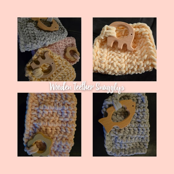 Wooden Teether Snuggly
