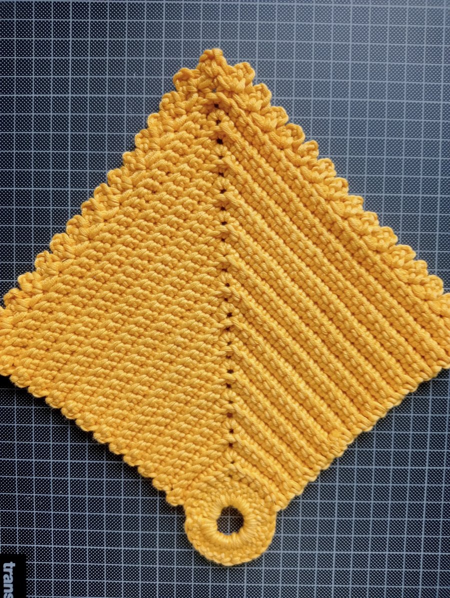 Pattern for Retro Crochet Pot holder