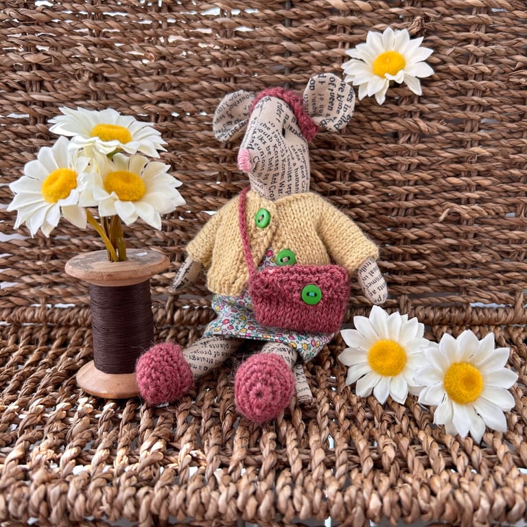 'Chloe' Handmade Little Fabric Mouse