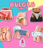 BULGES sticker sheet vol 1, waterproof vinyl gay stickers - Image 3