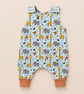 Handmade Baby Romper -Safari Animals - Image 1