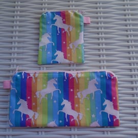 Rainbow Unicorn Pencil Case 