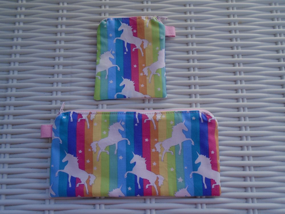 Rainbow Unicorn Pencil Case 