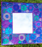 Free Machine Embroidery Framed Mirror - Image 1