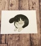 Cat Rectangular Sticker - Image 2