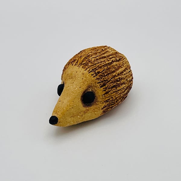 PERFECTLY IMPERFECT!  Miniature hedgehog sculpture