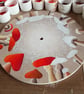 Red Mushroom Fantasy Wall Clock - Image 9