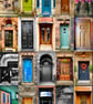 ‘Great Doors of Glasgow’ Signed Mounted Print FREE DELIVERY