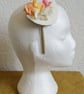 Handmade Fascinator 'Soft Pink and Peach' - Image 5