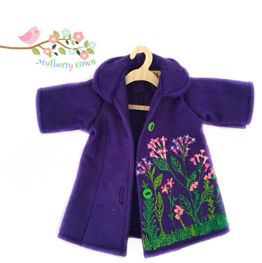 Reserved for Connor - Down in the Meadow Embroidered Coat