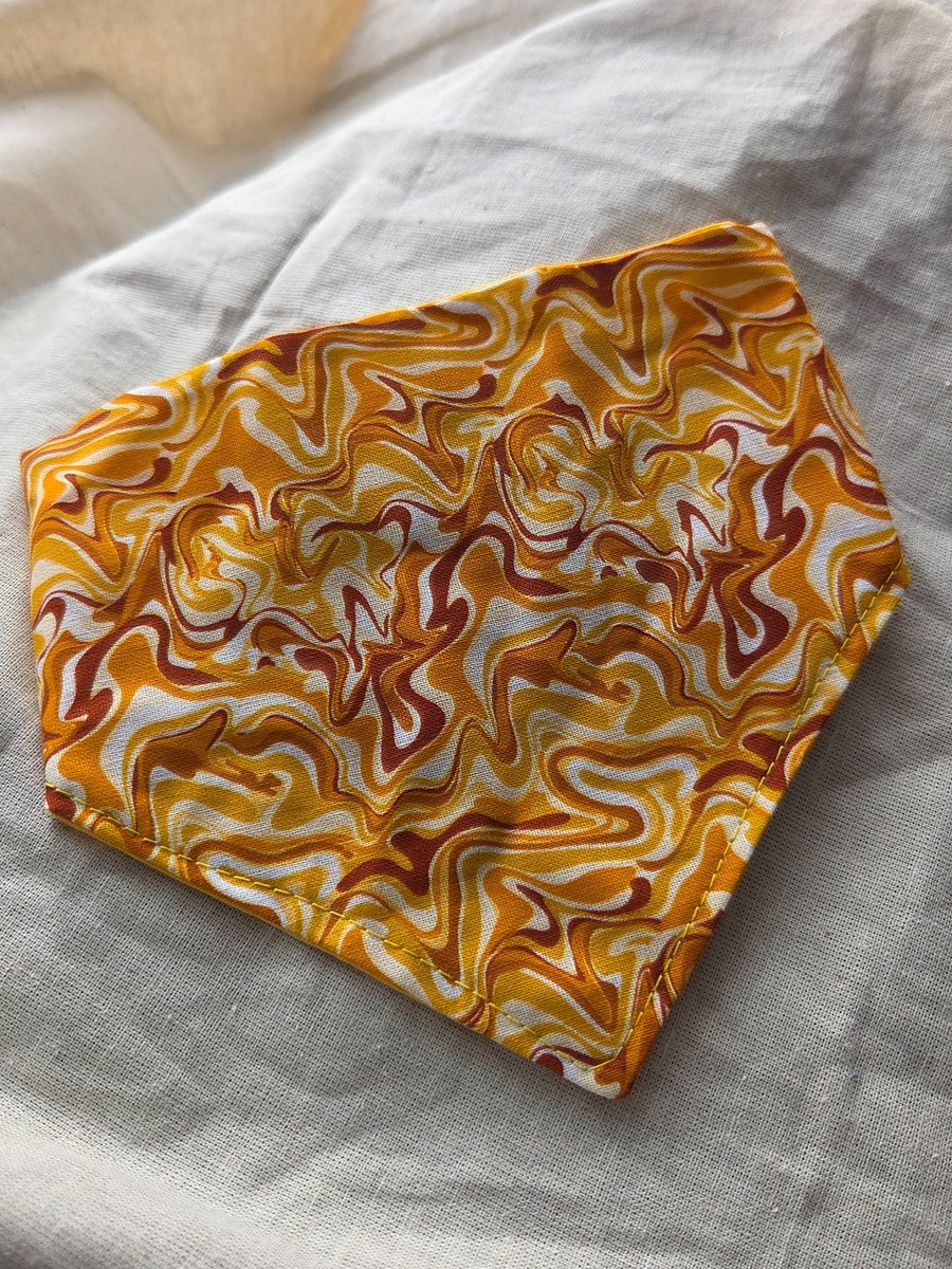 Image of Elasticated slip-on Dog Bandana - Size S-M