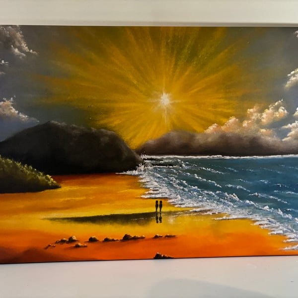 A high quality signed print on canvas by Andrew Jenkins 