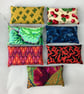 Floral pocket pack tissue case, Flowers tissue holder, 7 options, Handmade - Image 2