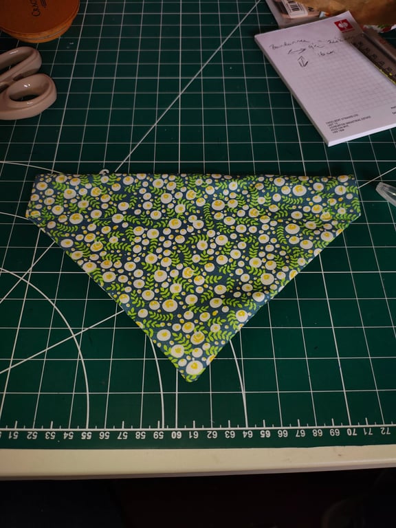 Bright handmade dog bandana 