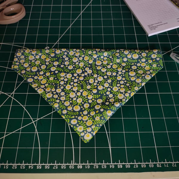 Bright handmade dog bandana 