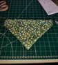 Bright handmade dog bandana 