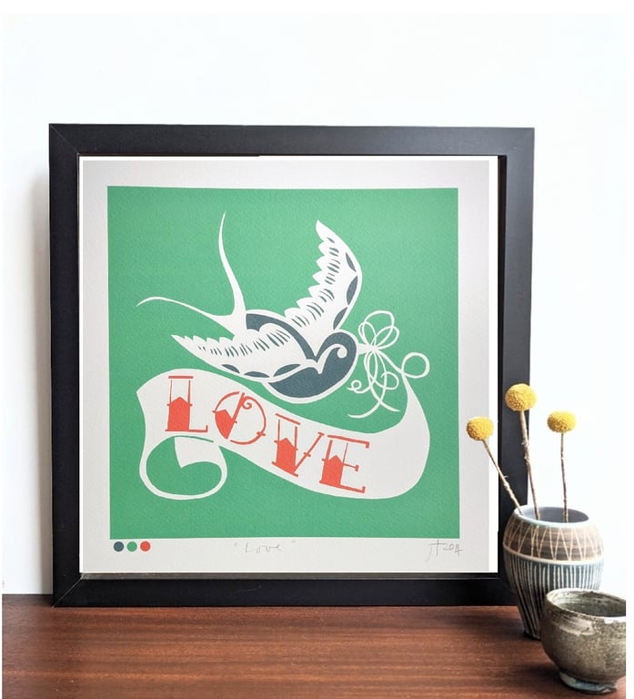 Love Tattoo print