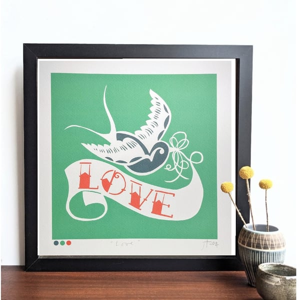 Love Tattoo print