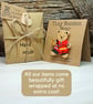 Postman Gift, Handmade Postie Thank You Gift, Postal Worker Teddy Bear Badge - Image 5