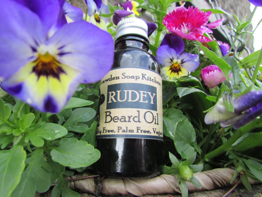Rudey Beard Oil - 30mls - Vegan - Scented or unscented options