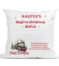 Personalised Christmas Train Children's Story Book insert Cushion 