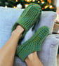 Jade Green Slipper Socks  - Image 4