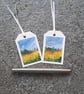 Gift Tags. Handpainted Watercolour Tag