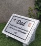 Personalised Grave Marker Grave Stone Granite Grave Stone Cemetery Stone Marker  - Image 2