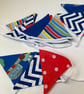 Mini bunting. Spots and stripes  - Image 2
