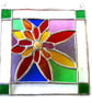 Flower Show Stained Glass Suncatcher Handmade  - Image 5