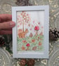Red Squirrel and Toadstool hand-painted original watercolour painting framed  - Image 7
