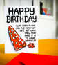 Happy Birthday The Perfect Gift Who Knew How Hard it is to Wrap Yourself! Card - Image 2