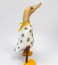 Decoupaged bamboo duck, bees, yellow - Image 6