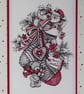 A6 Christmas stocking Christmas card - Image 2