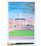  Art print Devonport Park Bandstand Plymouth from original painting A4 - Image 2