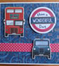 Have a Wonderful Day Card - Bus & Taxi Cab - Image 8
