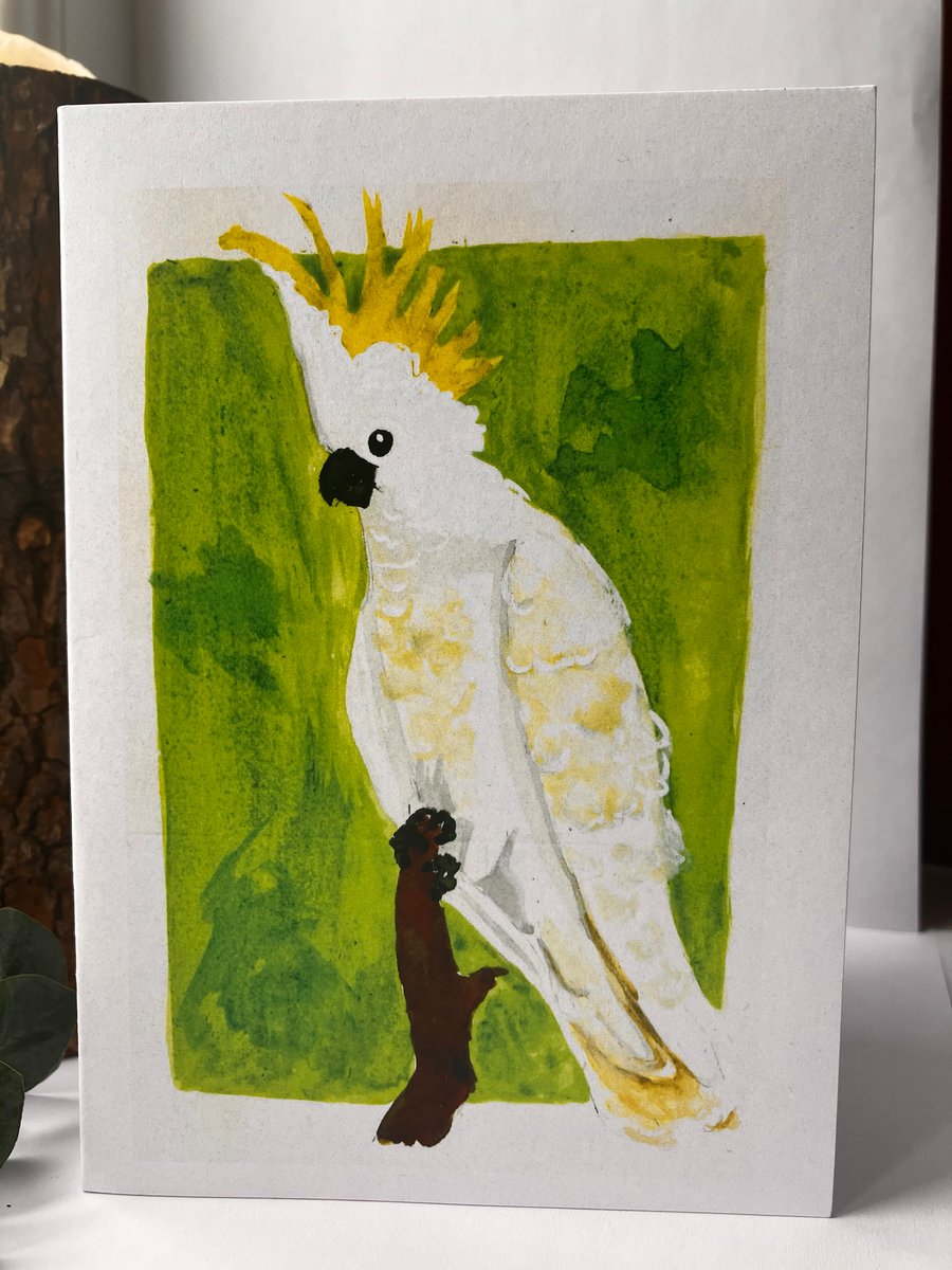 Cockatoo Greeting Card